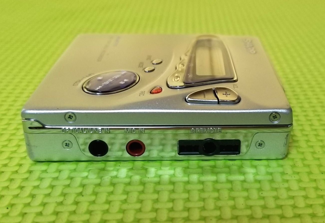 MDポータブルレコーダー SHARP MD-MT770-S MDLP対応 訳あり完動品