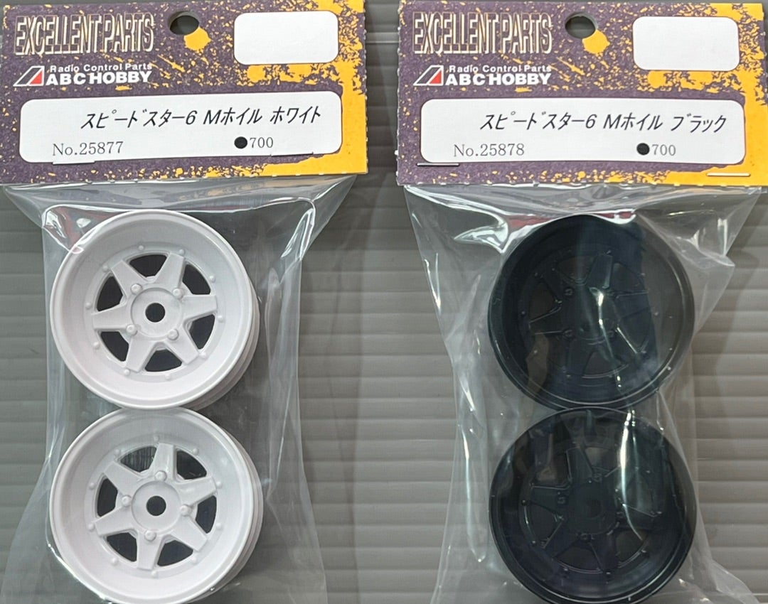 ABCホビーからカッコいいMシャーシ用ホイールが登場！フタバの受信機等