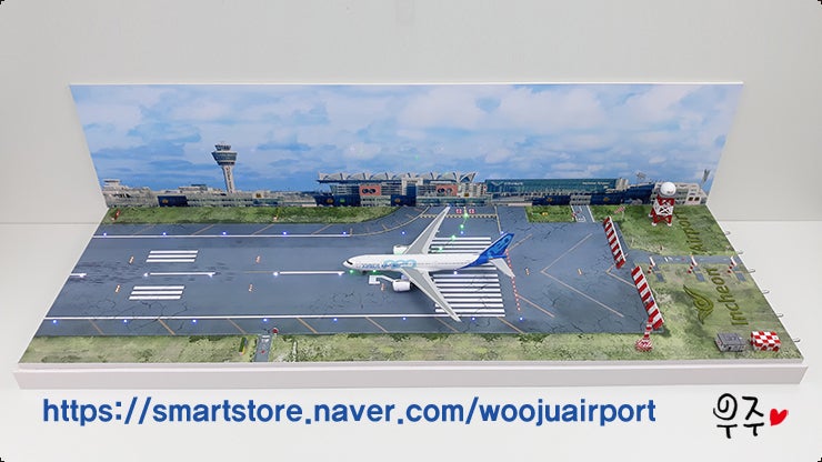 空港ジオラマ TYPE-E 空港滑走路の写真 | woojuheart