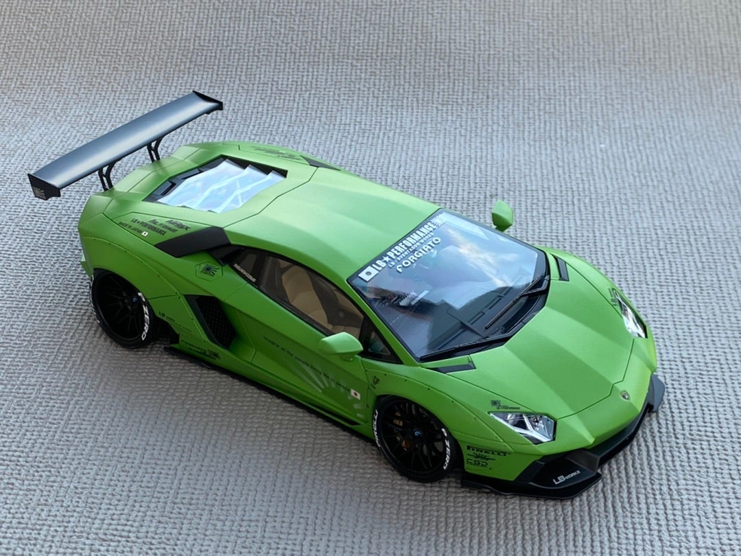 製作記 アオシマ 1/24 LBWK ランボルギーニ アヴェンタドール (33