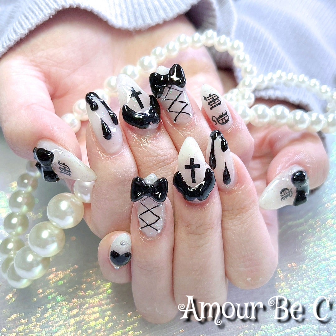 地雷系ネイル！羽ネイル！ | AMOUR TOKYO☆ 杉並区ネイルサロン/丸の内