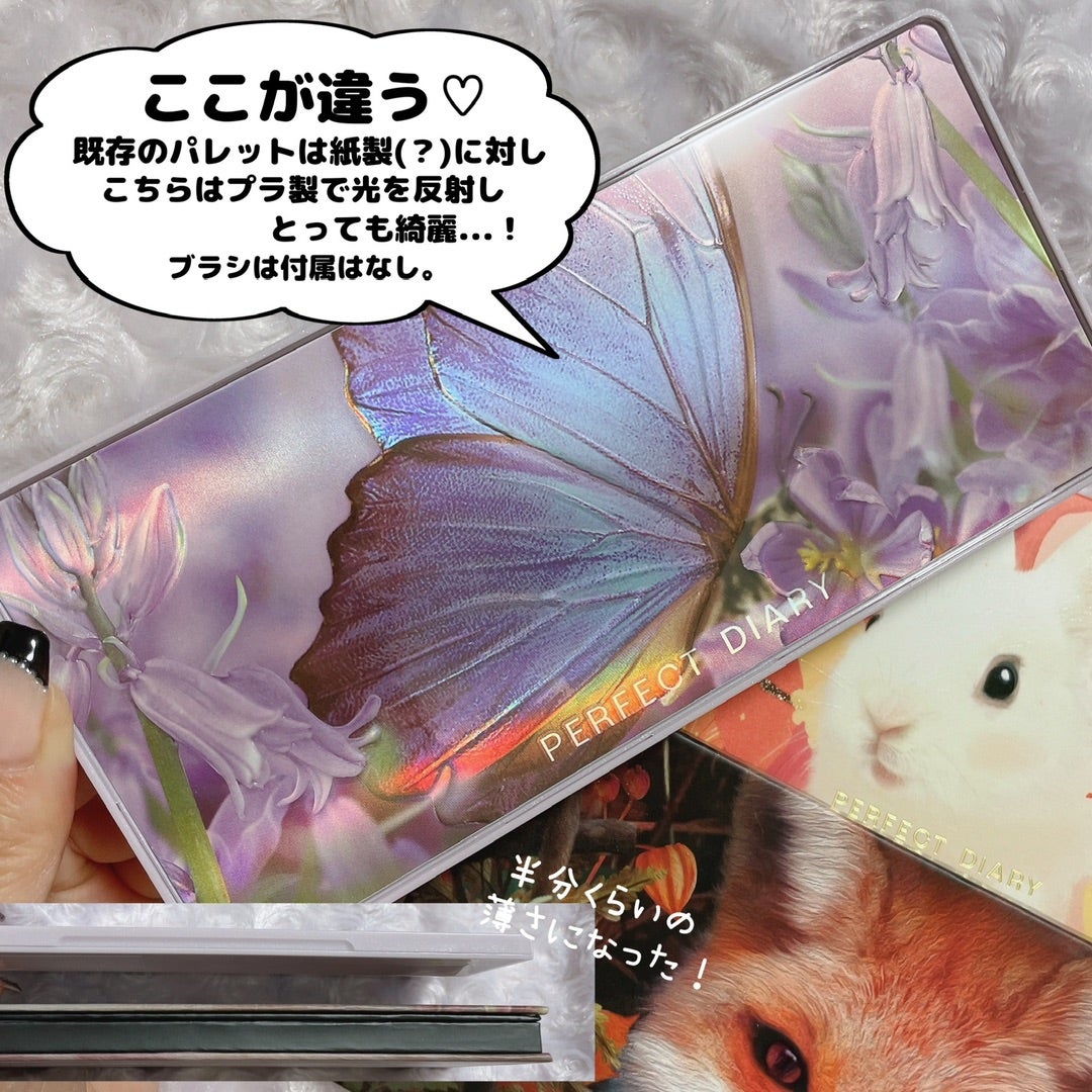 パーフェクトダイアリー新作♡春色ぎっしり蝶パレット | 時空の歪み的