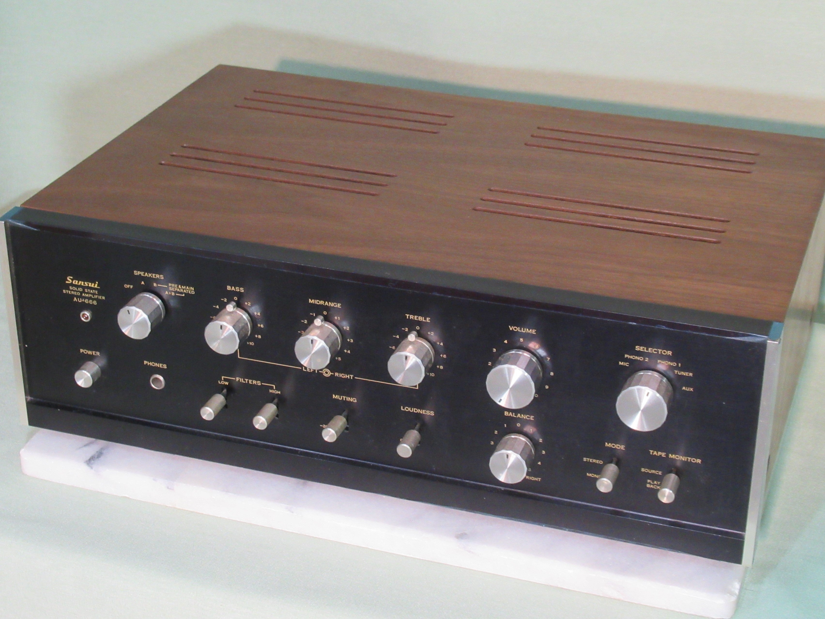 ♪SANSUI AU-666 プリメインアンプ | macky228