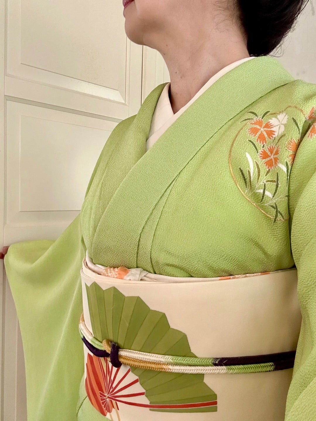 ぎをん齋藤の鶸色にしました♬ | Kazumi's Diary