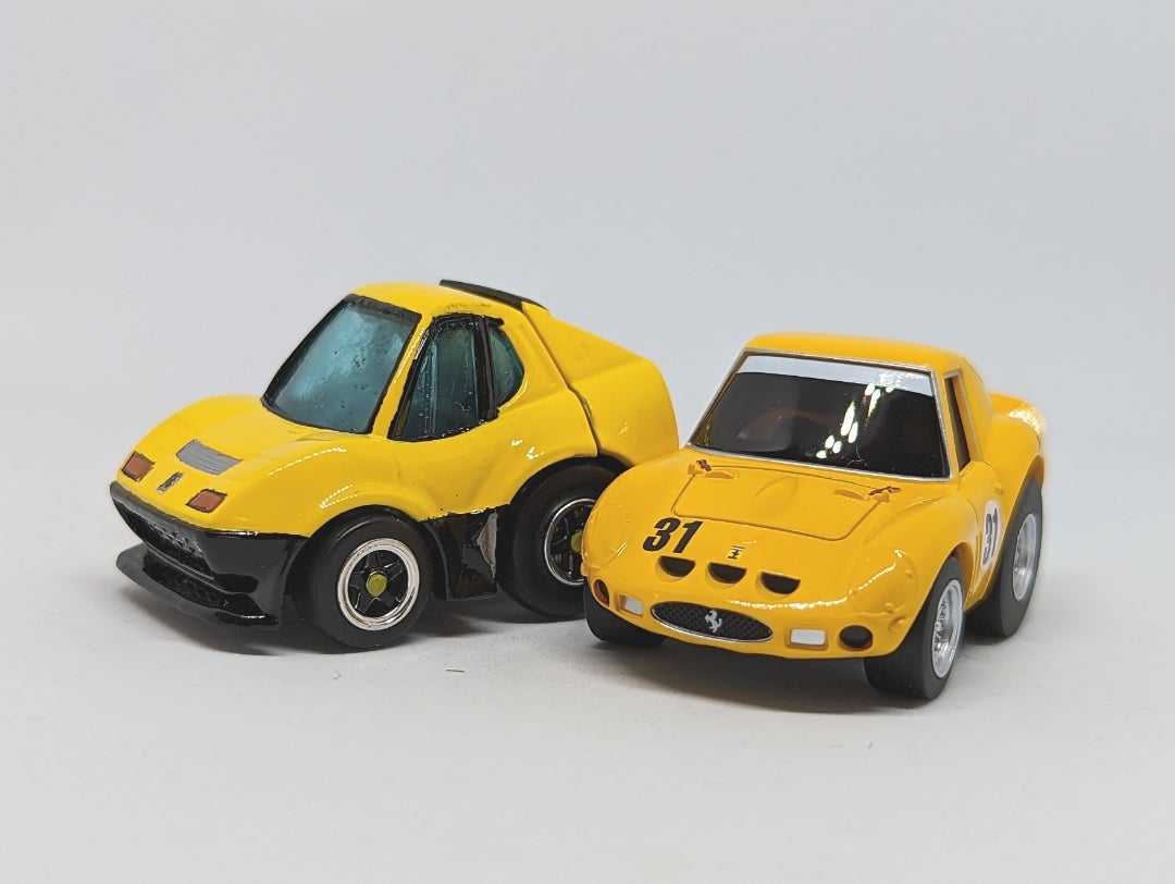チョロQ】イエローなフェラーリ | MP935TのチョロQ ミニカー ブログ