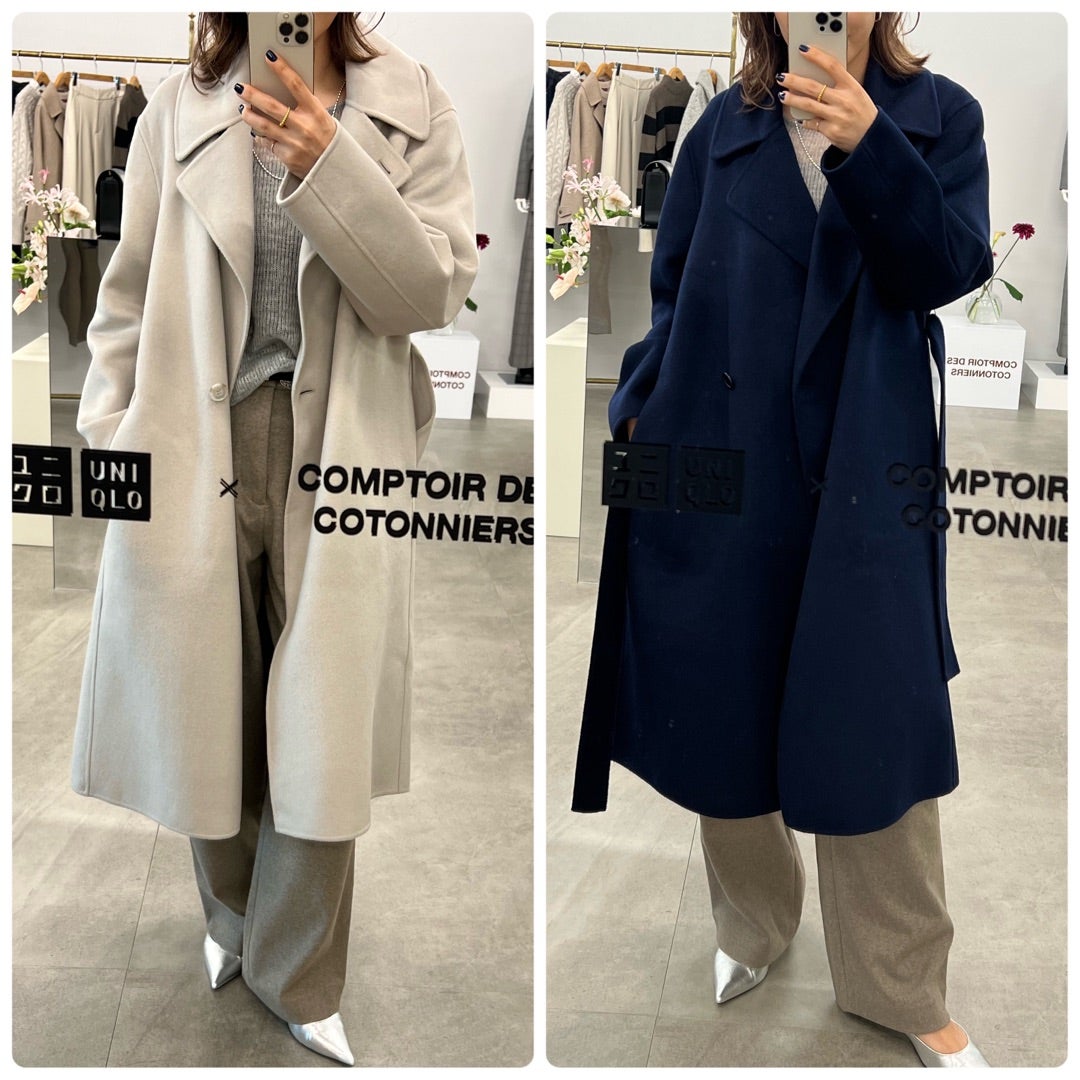 ちょっと待って汗！ユニクロ最高コート出ちゃったかも／ピアス発売の