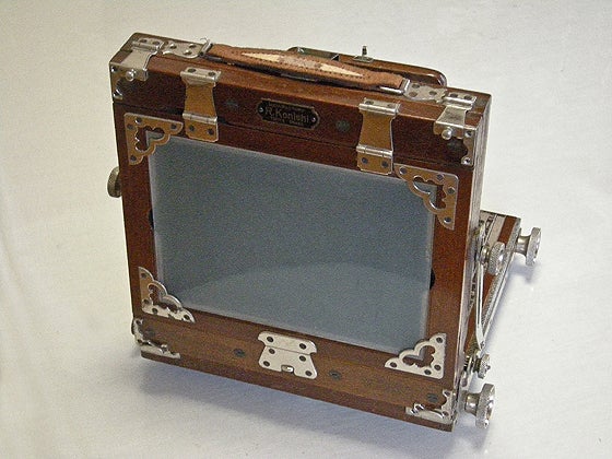 カメラ&レンズのこと(59)：百年前の「木製組立キャビネ暗箱」 | 信州
