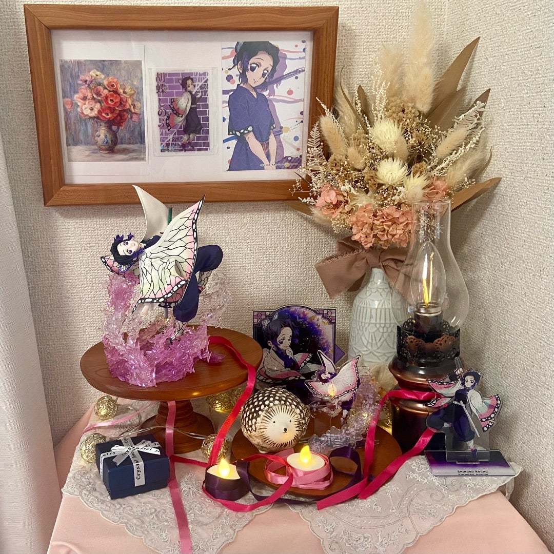 鬼滅の刃 ディスプレイ(胡蝶しのぶ 誕生日2024) | ミチコのブログ