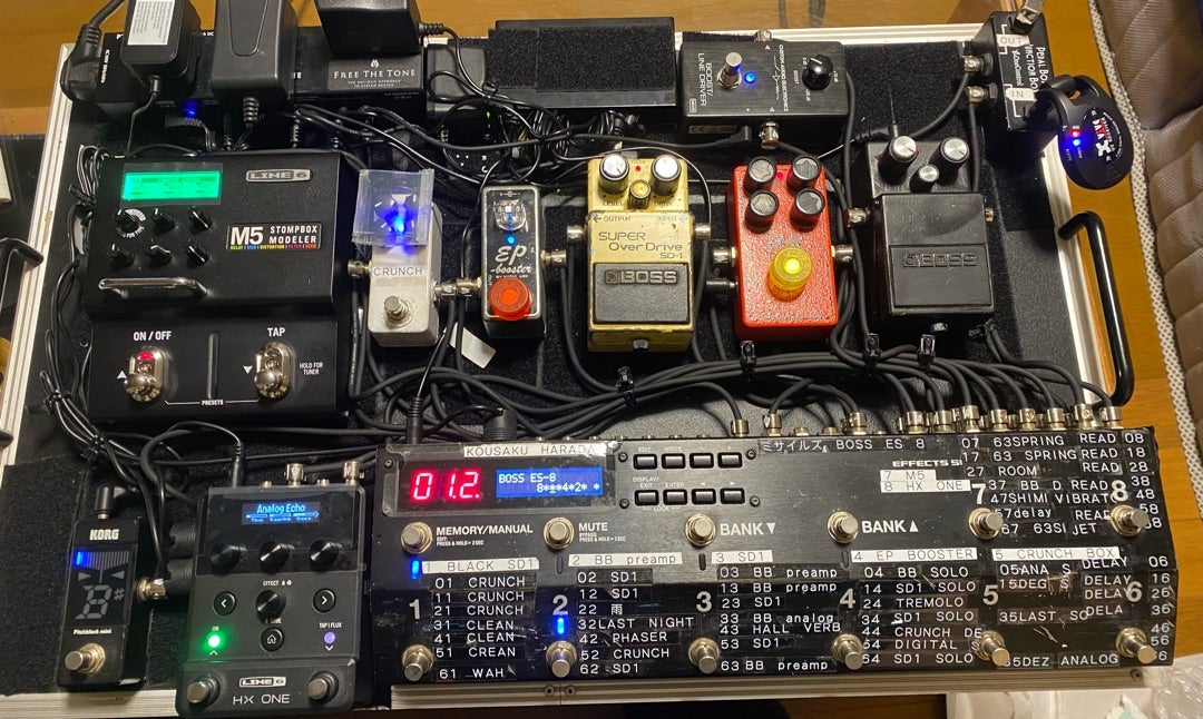 エフェクターボード2024 冬 | コーチャクのGoing My Way