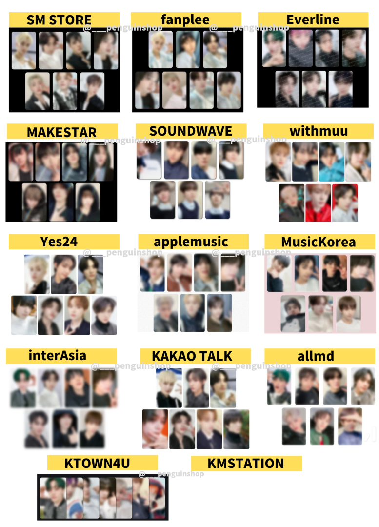 NCT DREAM 店舗特典トレカ まとめ | K-POP予約情報