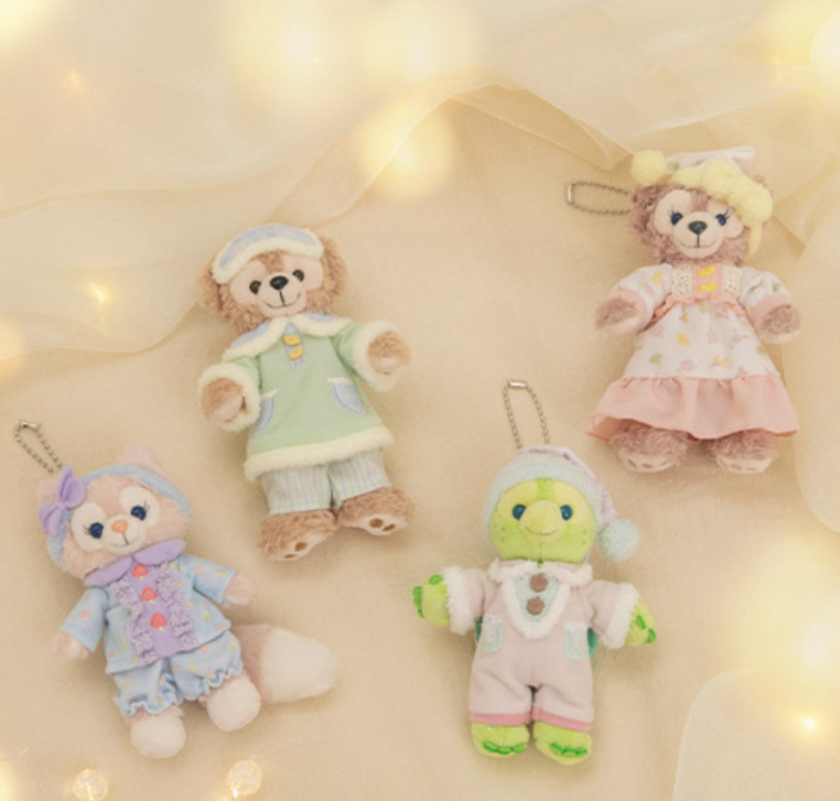 秋の【ダッフィー&フレンズ】7人勢揃い！光るランタン付きぬいぐるみ