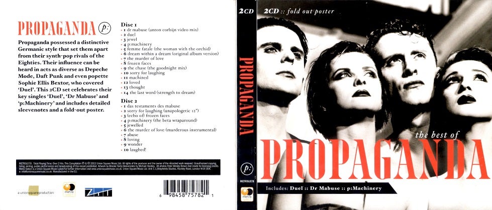 Propaganda/The Best Of Propaganda | Sinn音楽館