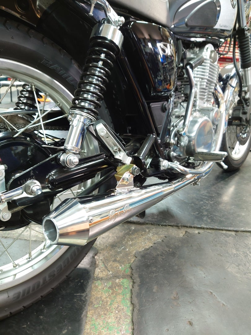 SR400 ペイトンプレイスマフラーに交換♪ | 本庄市のバイク屋・自転車