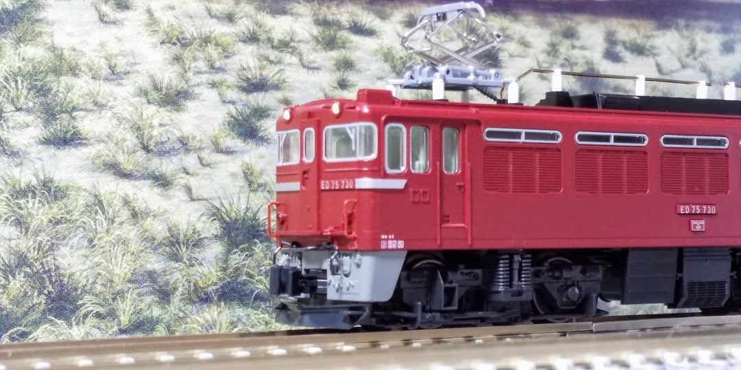KATO ED75 700 入線‼️ (品番3075-3) | oketa-mokeiのブログ