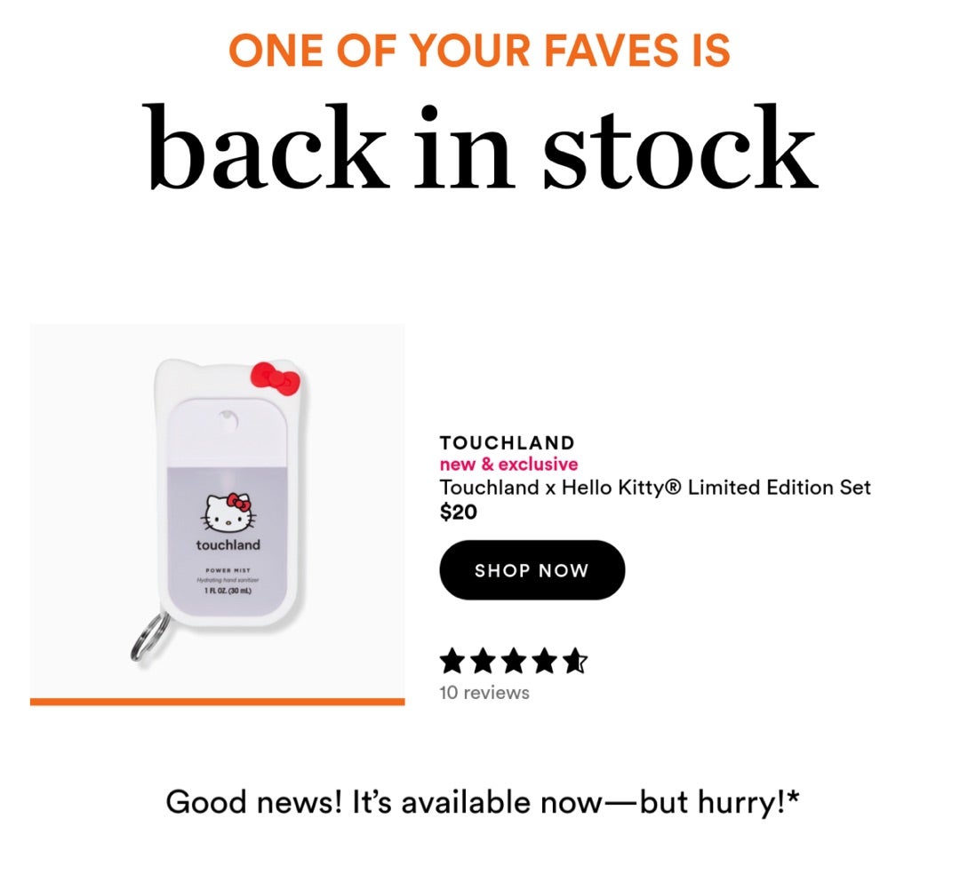 ハローキティ・アメリカで人気のハンドサニタイザー | Crazy Cat Lady