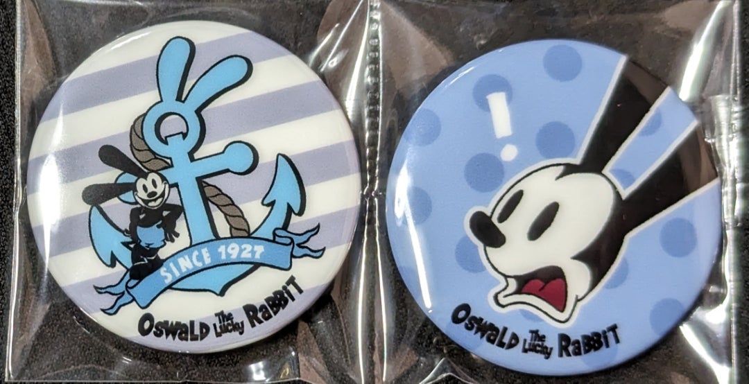 ☆new運試し缶バッジ×オズワルド☆ | hiro☆のディズニー大好きブログ