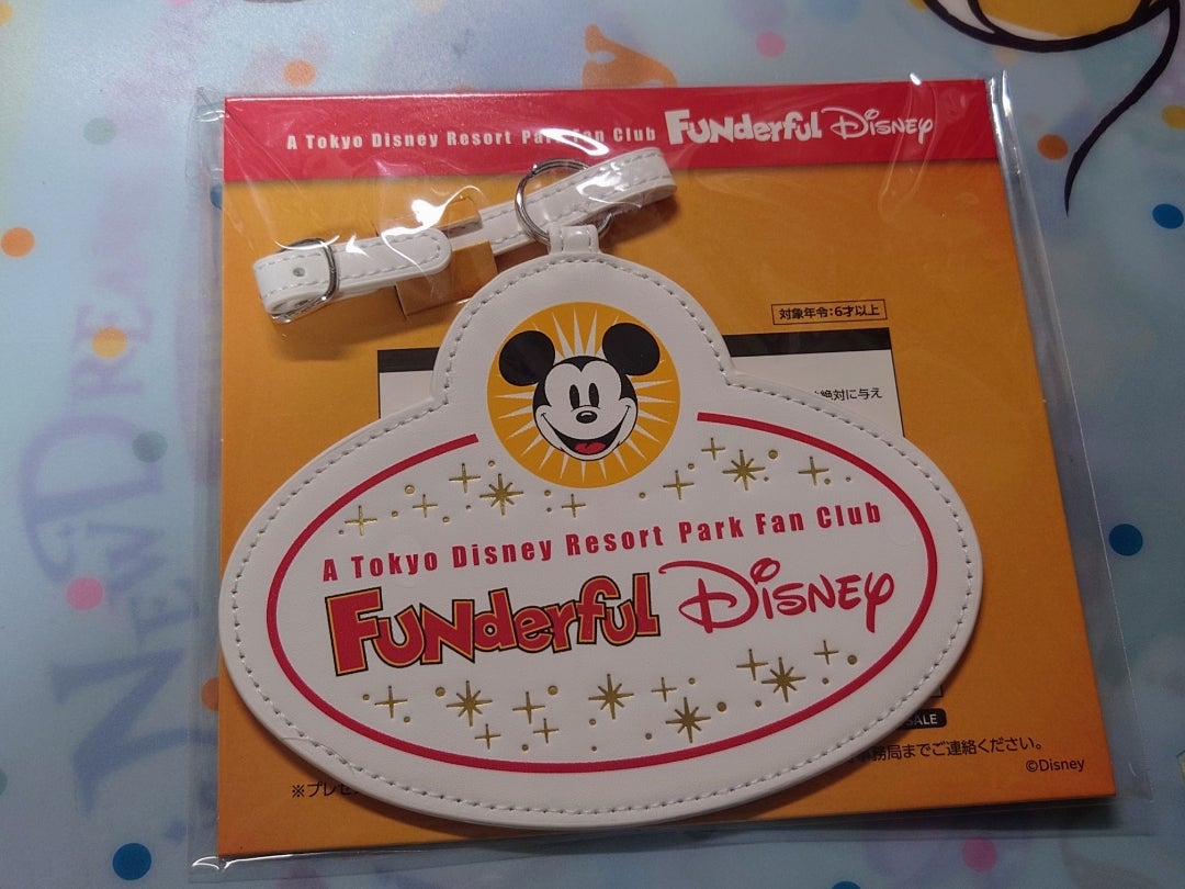 ファンダフルディズニー継続記念のオリジナルラゲッジタグ＆チャーム
