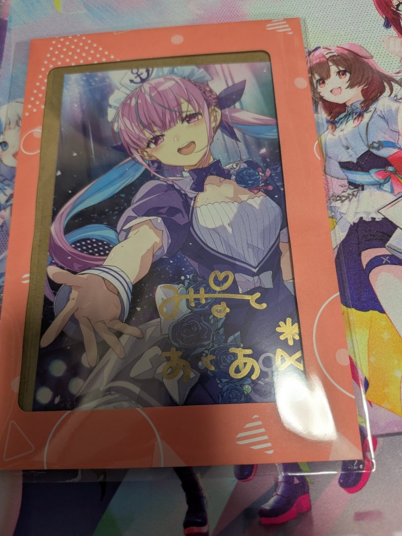 ホロライブ 湊あくあ】あくたん呪物 6周年記念フルセットグッズ【開封