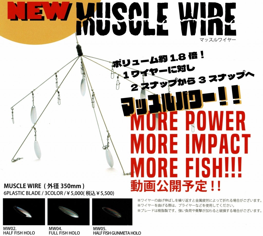 レイドジャパン マッスルワイヤー（New） ＆ ゴーストワイヤーも ご