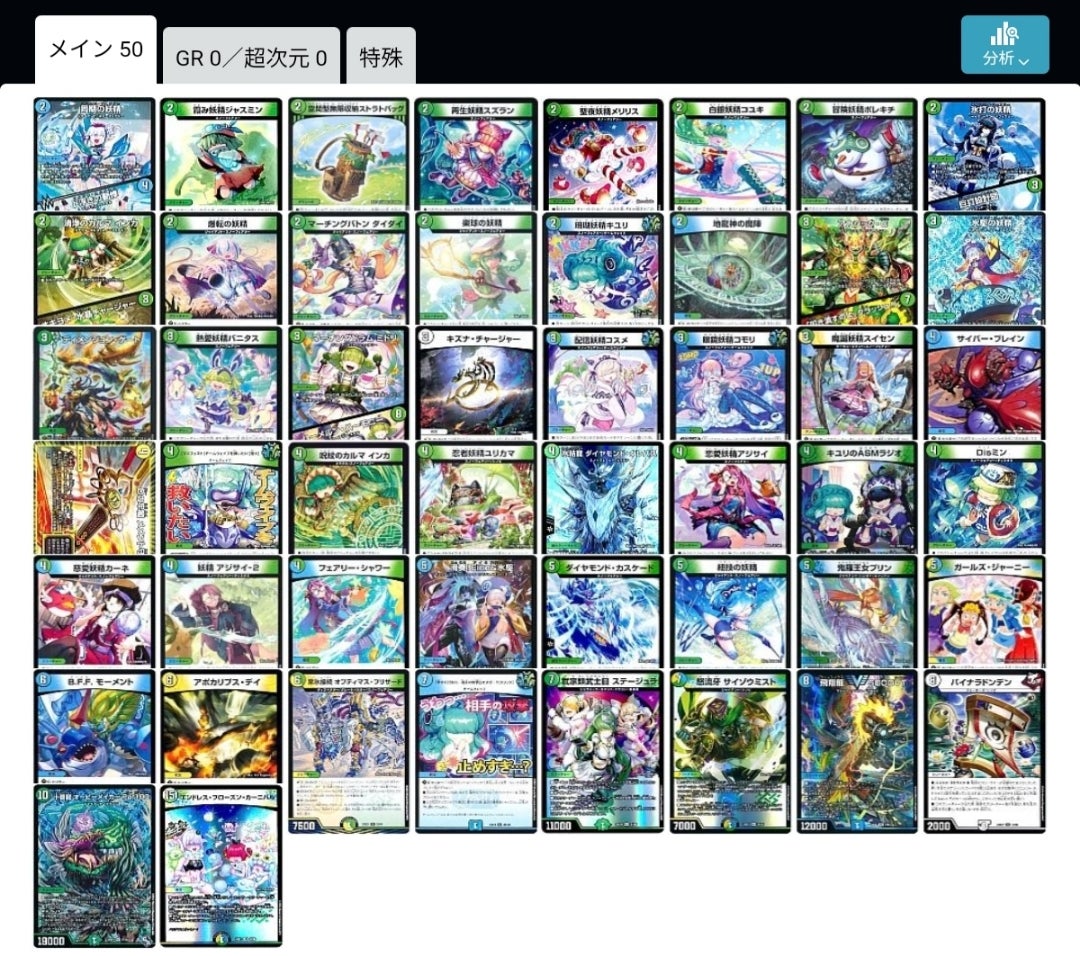 デュエマ】スノーフェアリーデッキのリスト公開!5000VT!?【デュエパ