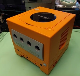 オレンジ色のゲームキューブ本体とトリセツ | 散財の日々…