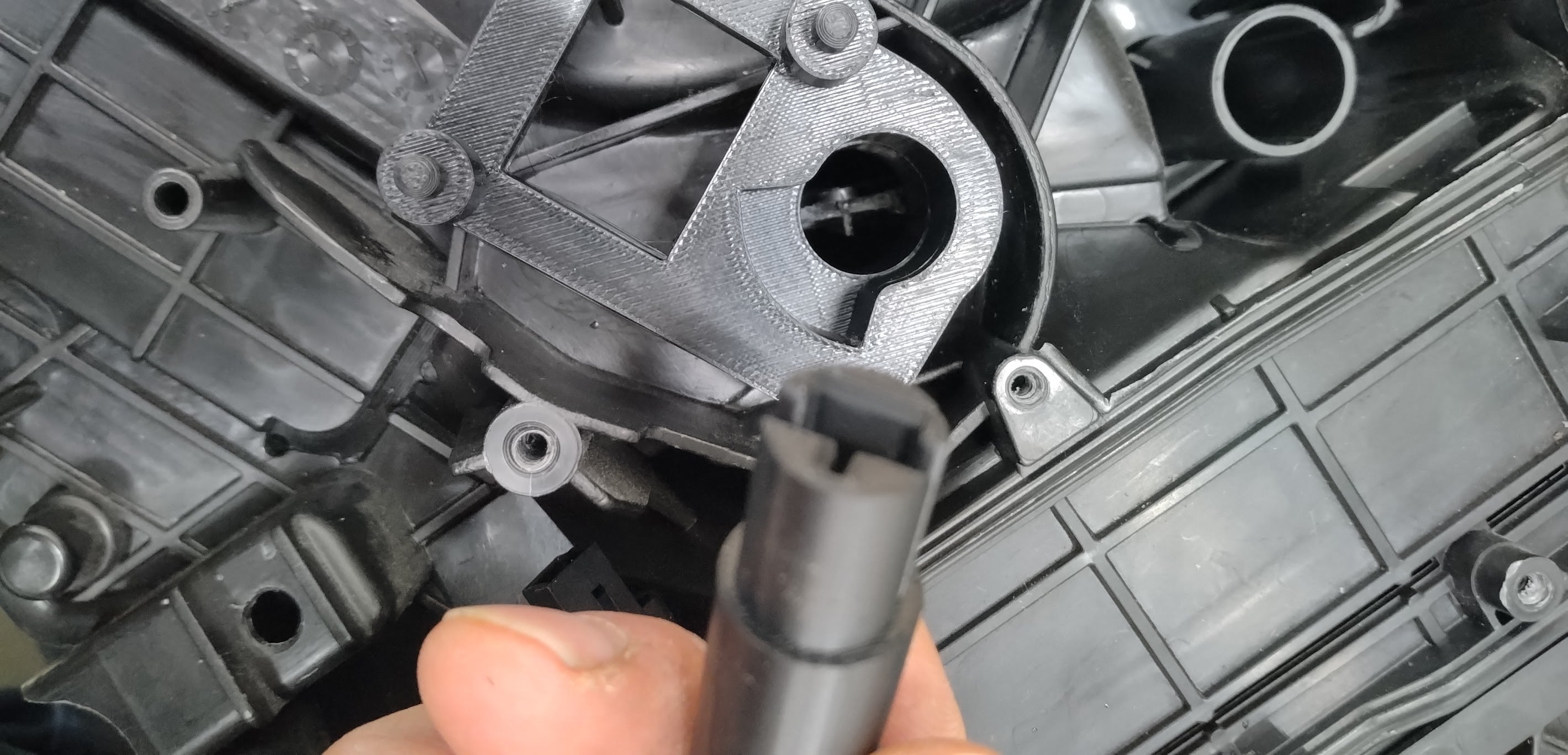 BMW MINI F55 F56 ミキシングフラップシャフト折れ修理キットをつくっ