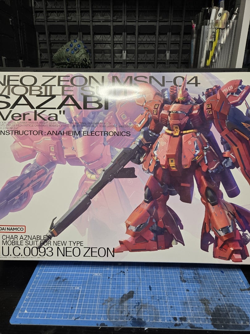 MG 1/100 MSN-04 サザビー Ver.ka | 素組みに毛が生えた程度のガンプラ