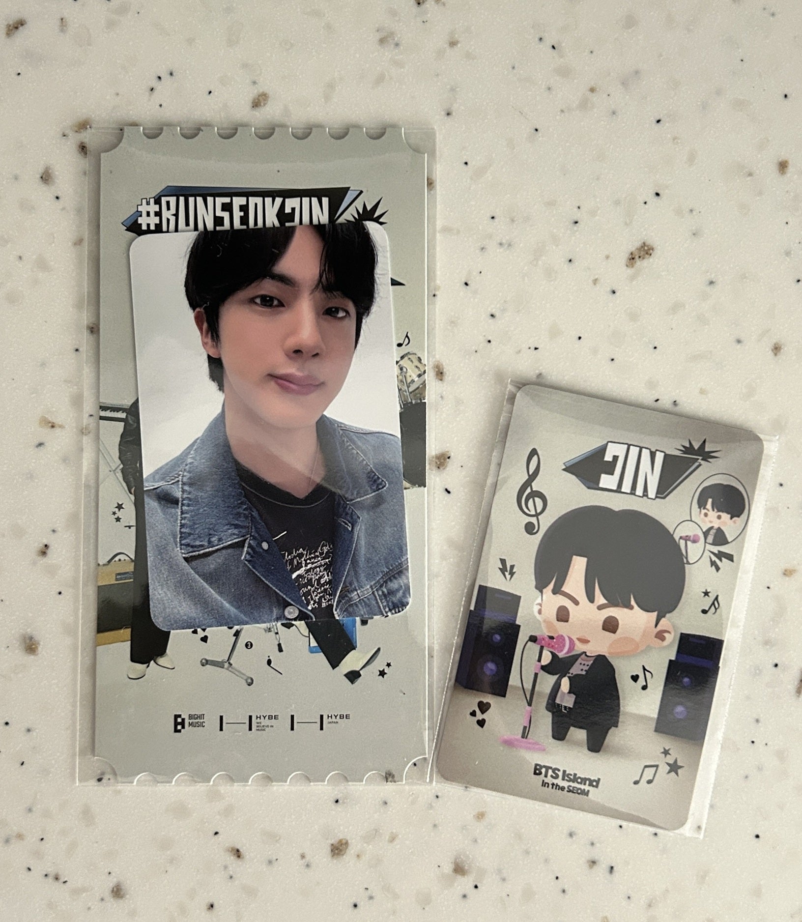 JIN ジンBTS 会場限定RUNSEOKJIN_EP.TOUR トレカ4枚 BTS JIN ジン