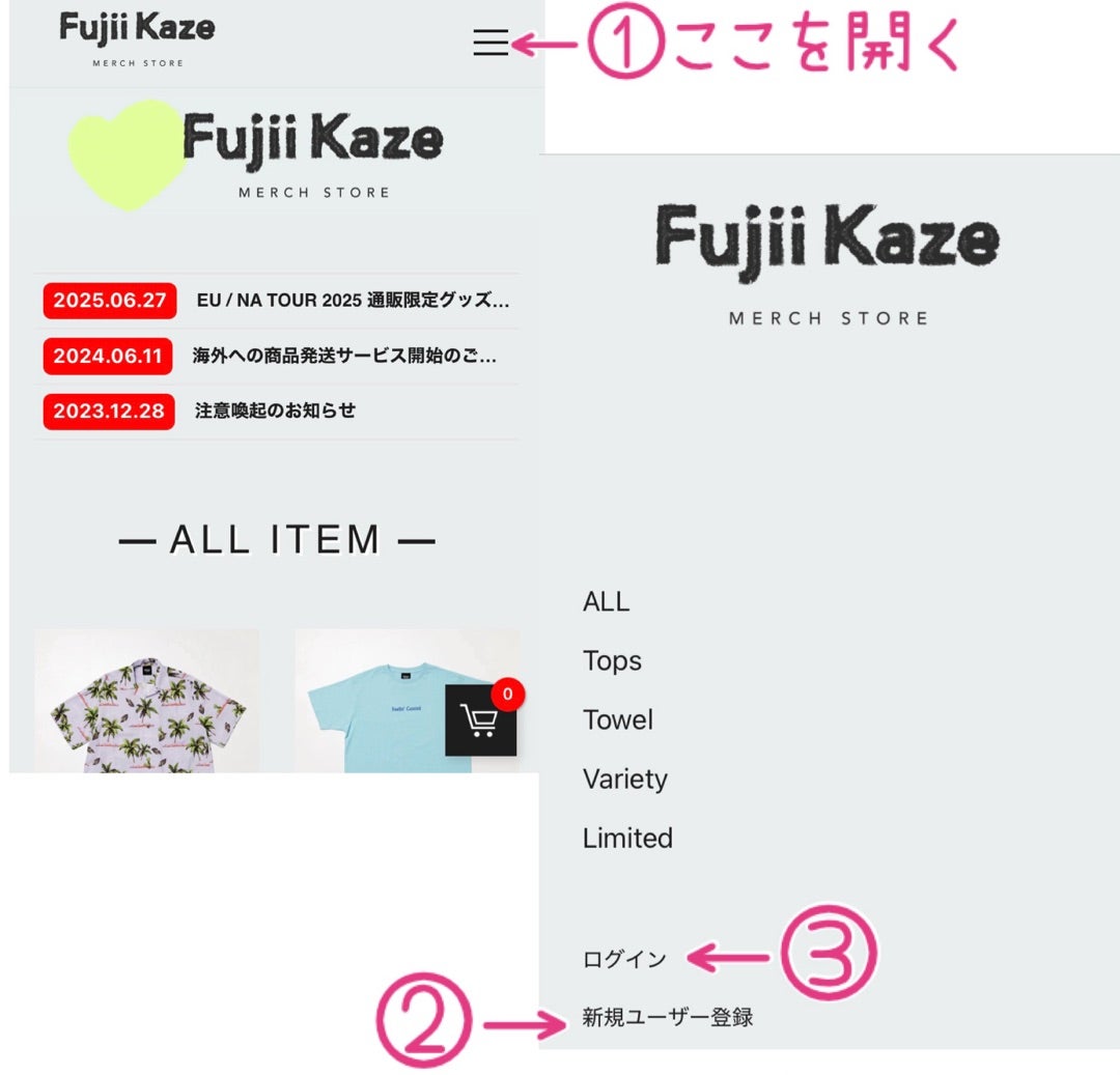 Fujii Kaze EU/NA TOUR 2025通販限定グッズ | 風に吹かれたkiyonのブログ