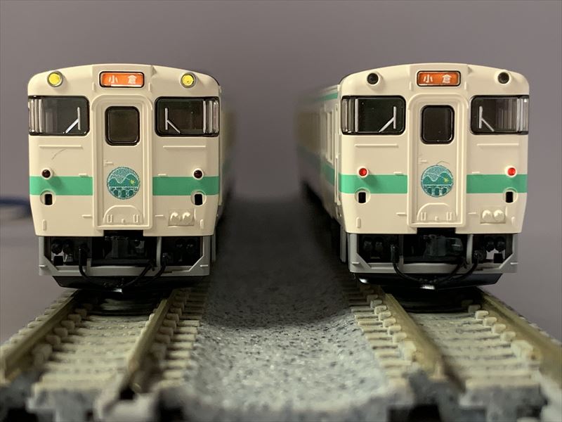 祝！TOMIX JR九州 キハ147 日田彦山BRT ひこぼしラインラッピング 入線