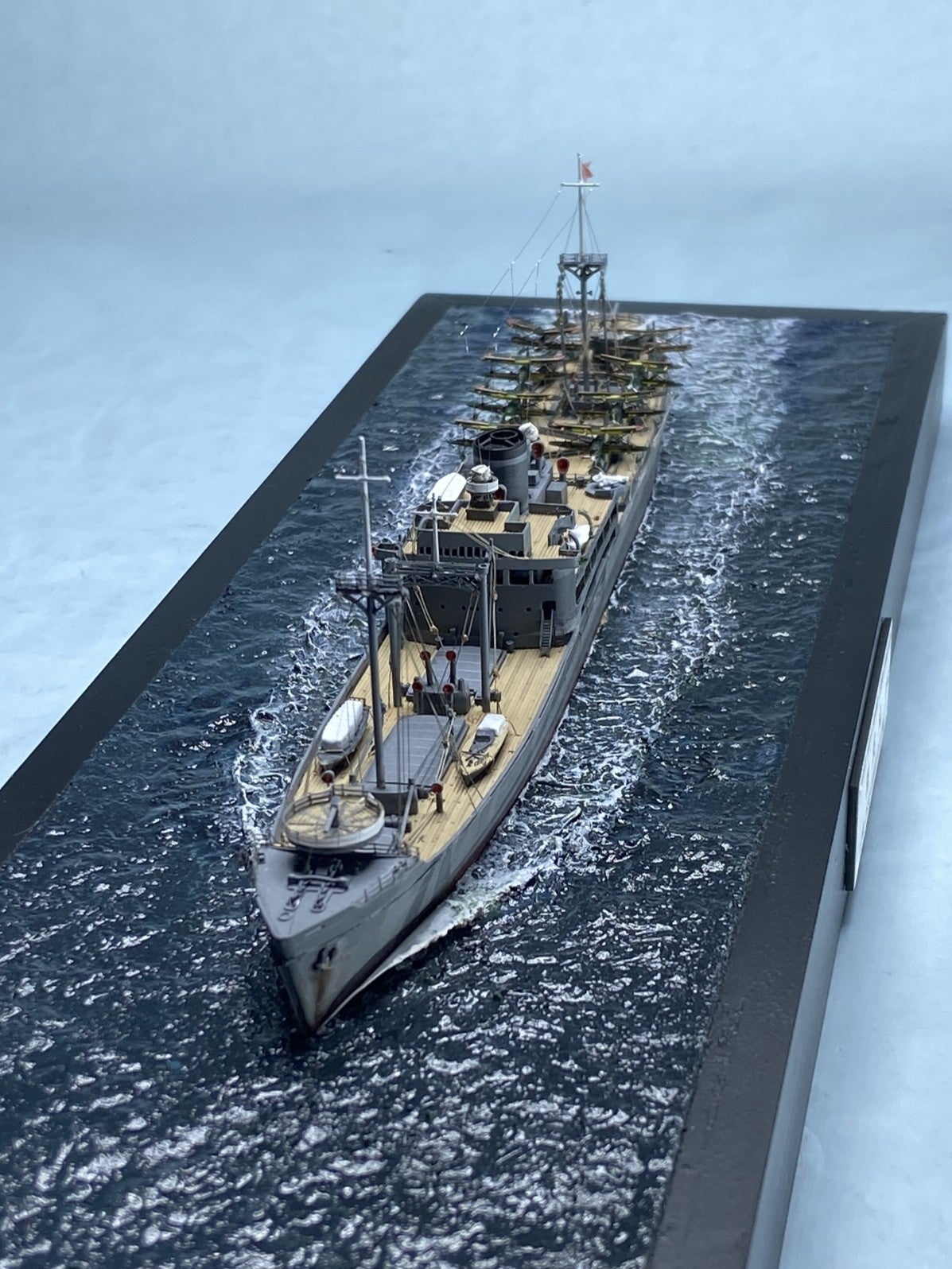 フジミ特1/700 特設水上機母艦 相良丸 完成 | かどりき海軍工廠のブログ