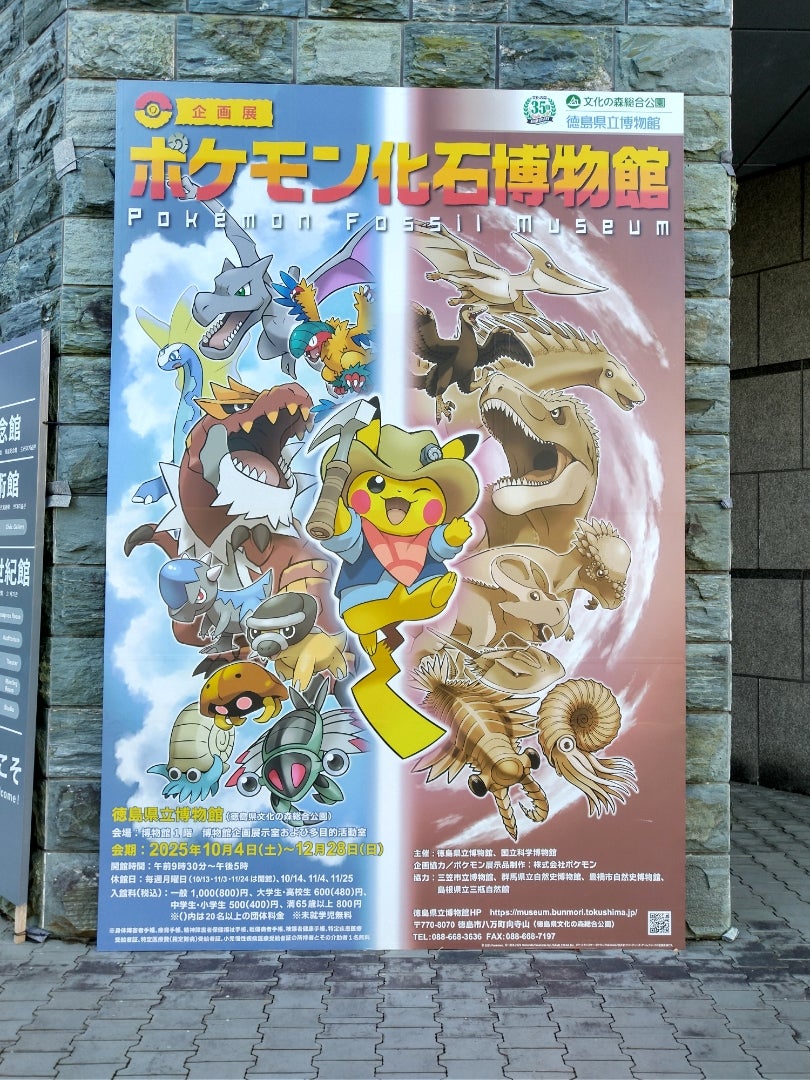 ポケモン化石博物館 in 徳島県立博物館 | Fabulous Places 親子で