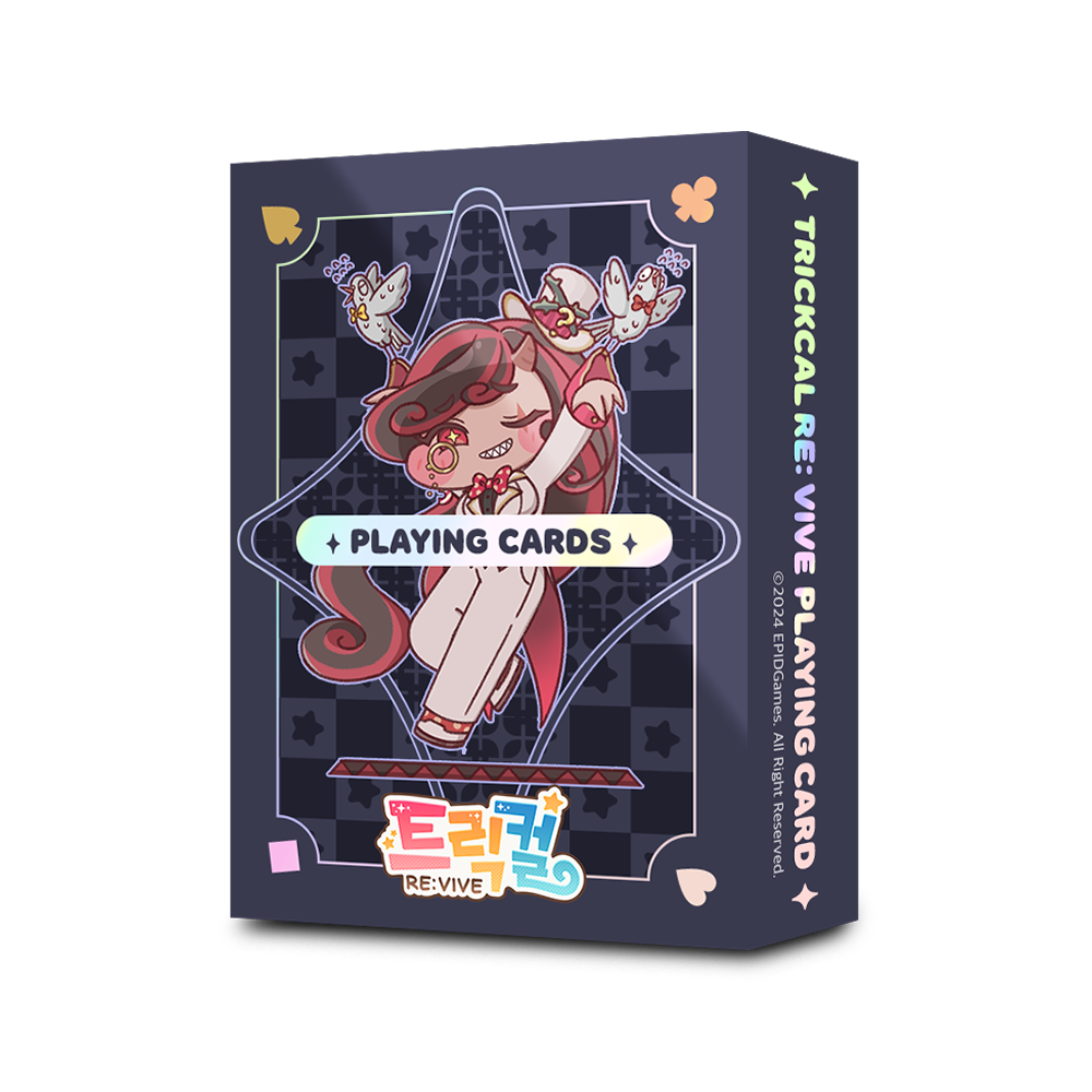 トランプ、ポスターブックなど トリッカル EMART24 コラボグッズ実物 +