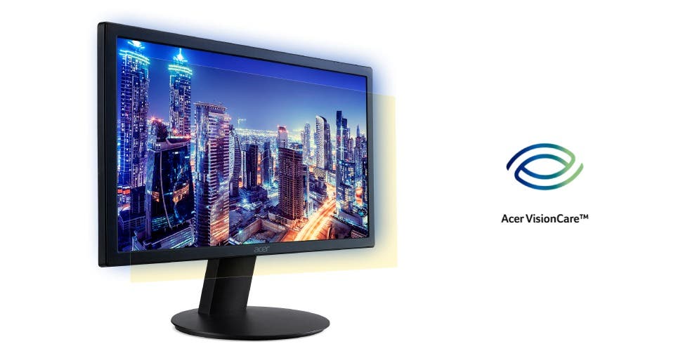Acer モニター 19.5インチ HD+ (1600x900) 非光沢 TN 75Hz 6ms (GTG
