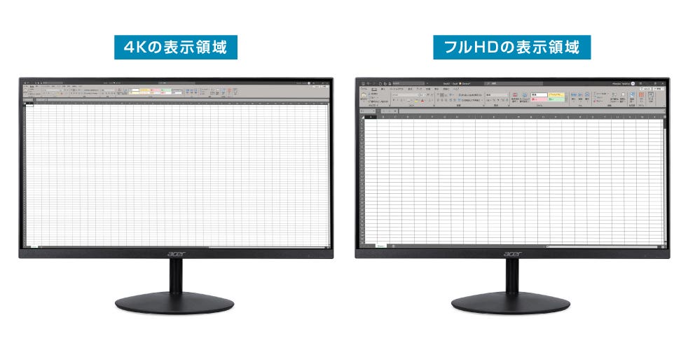 Acer 4K モニター 31.5インチワイド VA 非光沢 NTSC 72% Adaptive Sync