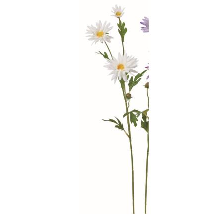 造花】アスカ/デージー×3 つぼみ×1 ホワイト/A-35099-1 - 花材通販は