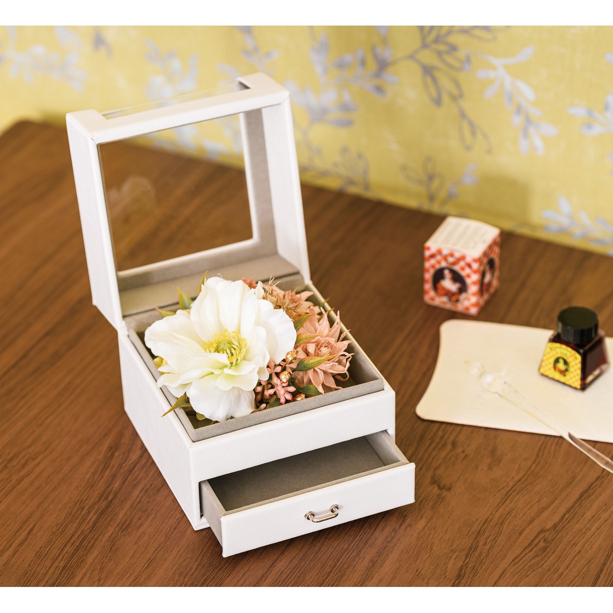 OrangeDeco/フェイクレザーマルチボックス/FC-759 - 花材通販はなどん