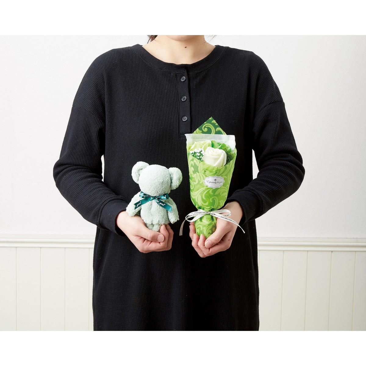 即日☆【ソープフラワー】松野ホビー/クマタオル&シャボンフラワー