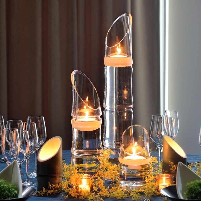 カメヤマ/バンブーシリンダーグラス200 クリア/SJ017-00-10C - 花材