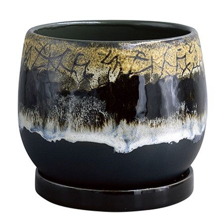 アウトレット◎即日☆ グリーンポット/ノクターナ ホリゾンタル 11cm