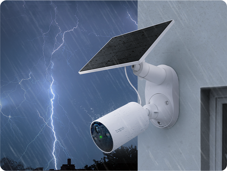 Tapo ソーラー屋外用防犯カメラセット 2K 3MP Tapo C410 KIT