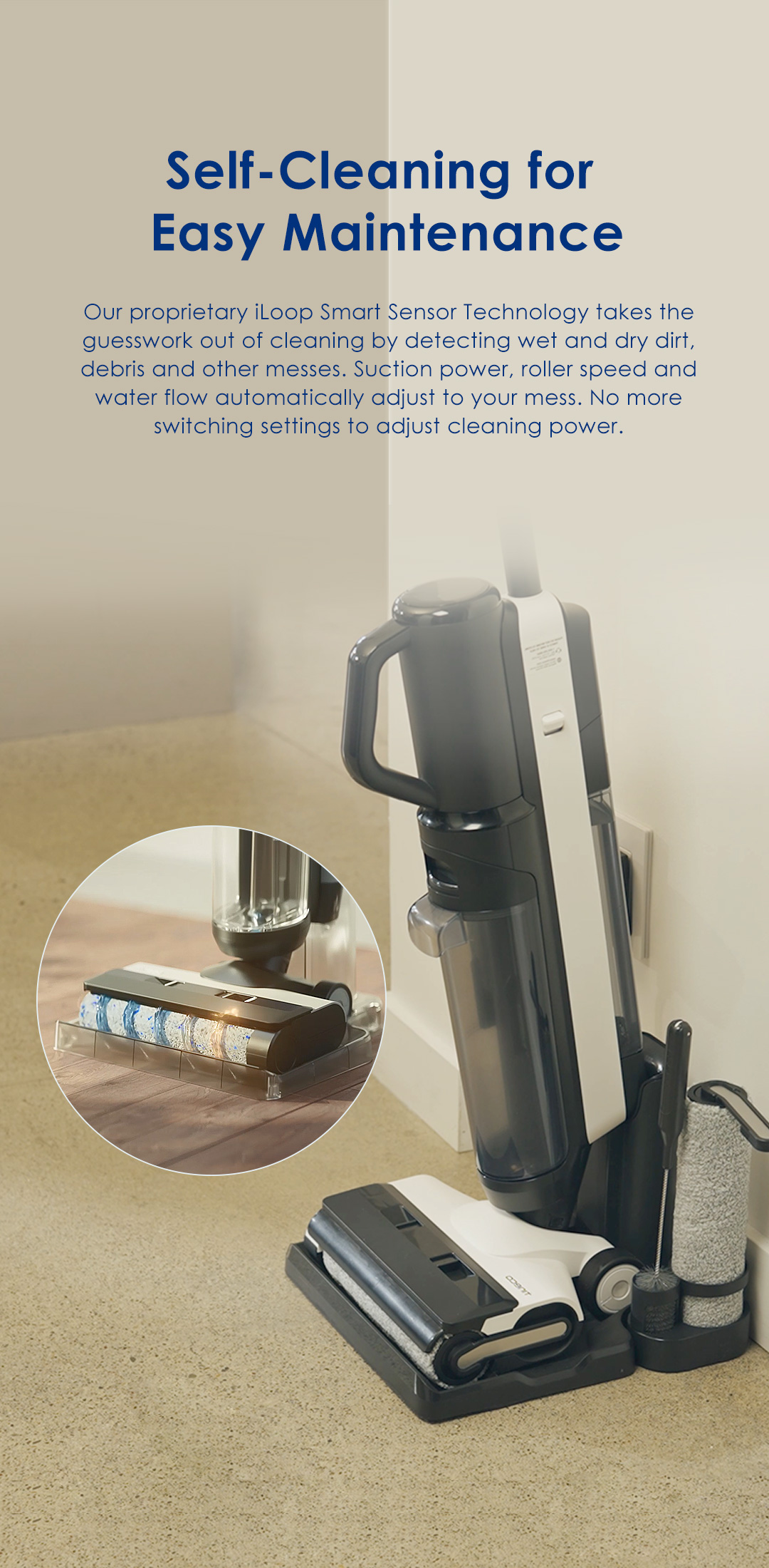 Tineco FLOOR ONE S5 Combo: All-in-One Cordless Floor Washer for