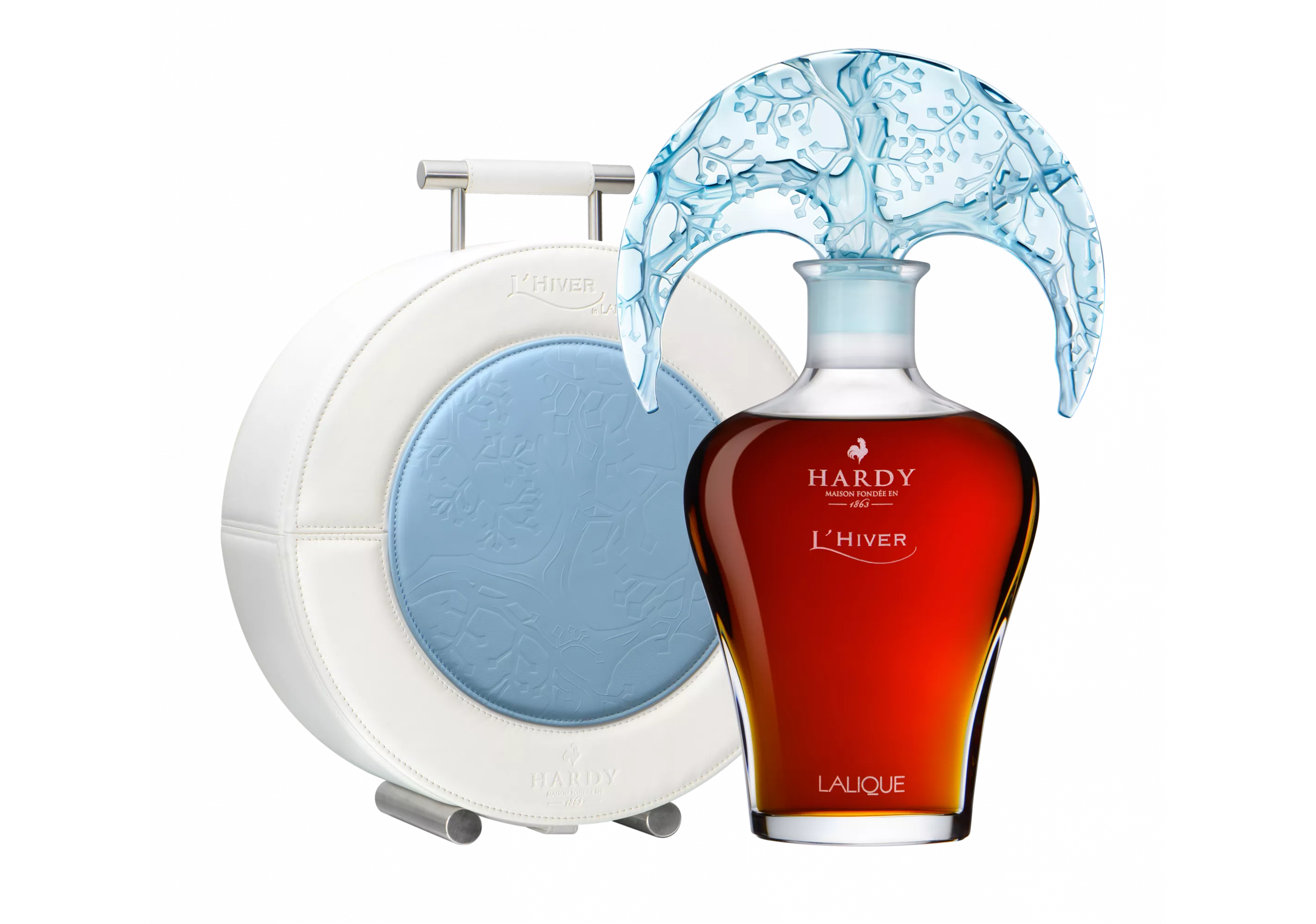 Hardy Four Seasons Winter Lalique Cognac - 70cl - Cognac Expert