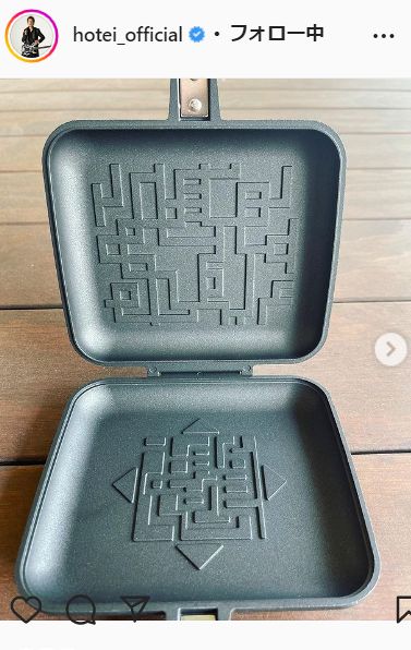 写真】これで『布袋のギター柄』パンが焼ける！「ホット サンド