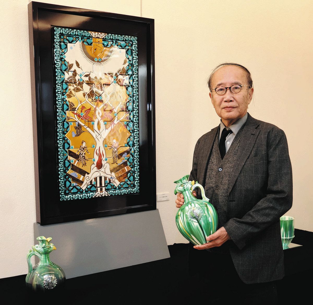 陶芸家・七代加藤幸兵衛さんが個展 15日まで多治見：中日新聞Web