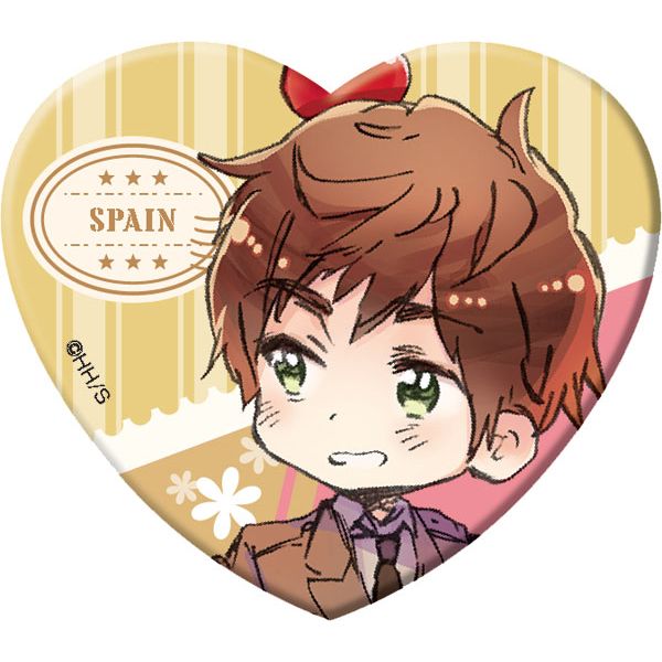 アパレル: ヘタリア World☆Stars ハート型ラメアクリルバッジ Vol.1