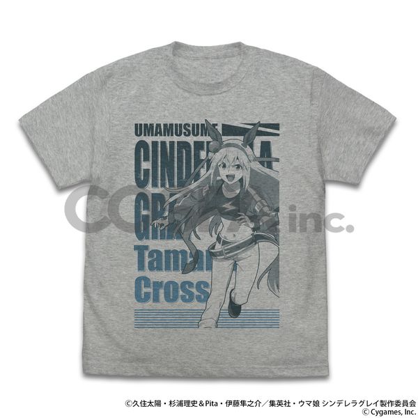 アパレル: ウマ娘 シンデレラグレイ タマモクロス Tシャツ MIX GRAY XL