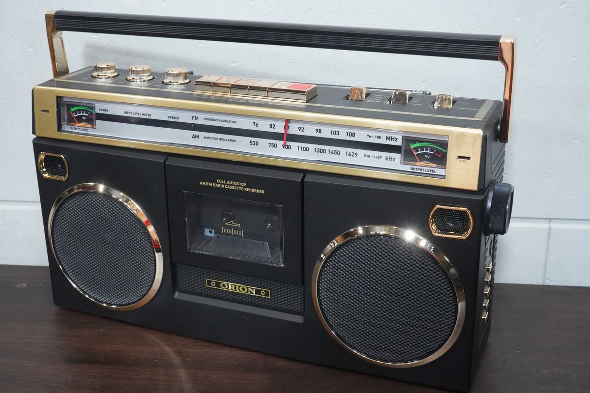 80年代リバイバルなORIONの「ラジカセ」をレビュー。SONY、AXIA