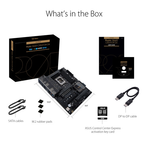 ASUS ProArt B660-CREATOR D4 LGA 1700 ATX PROART B660-CREATOR D4