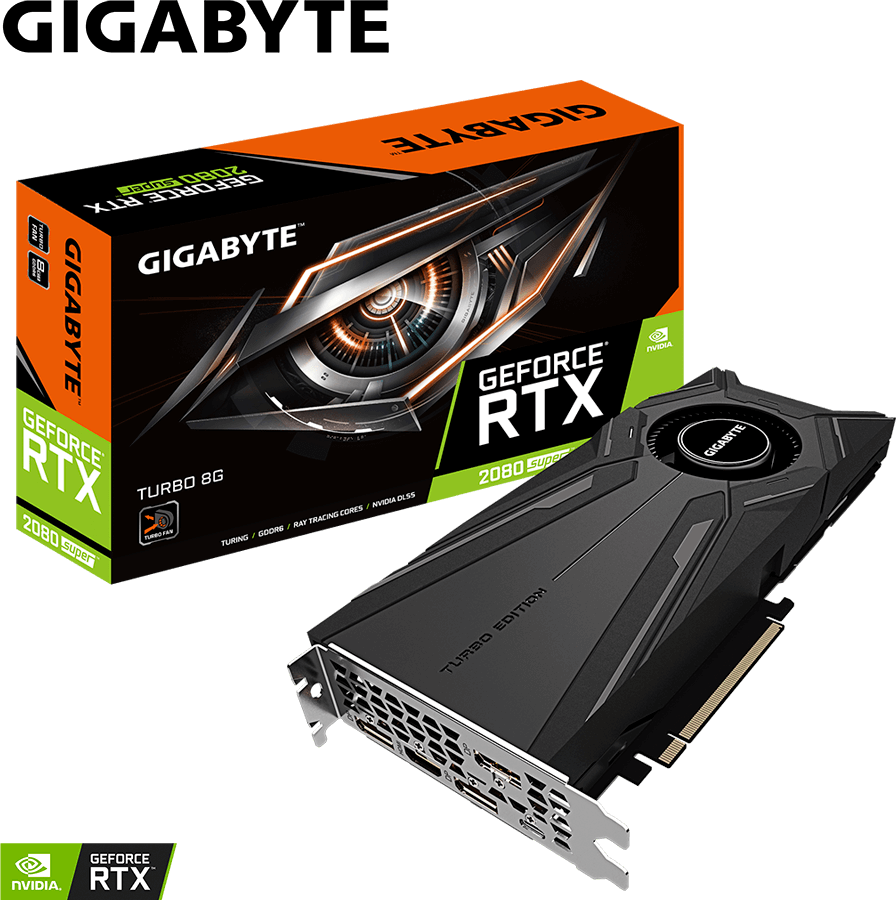 GeForce® RTX 2080 SUPER™ TURBO 8G - GIGABYTE Global
